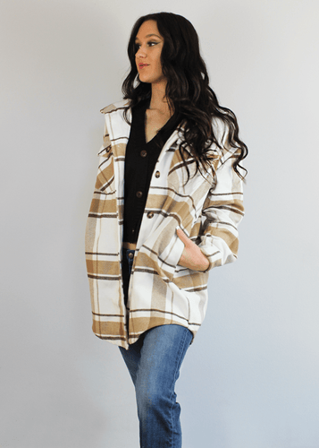 Shopabundantia Outerwear Small Cozy Plaid Shacket