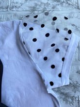 Load image into Gallery viewer, In2You Shirts &amp; Tops Polka Dot Puff Sleeve Bow Blouse, White
