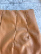 Load image into Gallery viewer, Aaron &amp; Amber Pants Vegan Leather Pintucked Cropped Leg Pants
